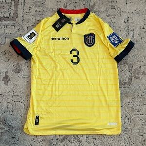 Marathon Authentic WC Qualifiers 2026 Ecuador Piero Hincapie Jersey Men’s Sz: M